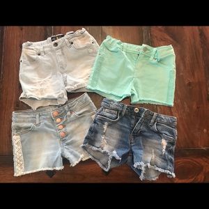 Girls assorted jean shorts!! Zara, Target, Hudson!